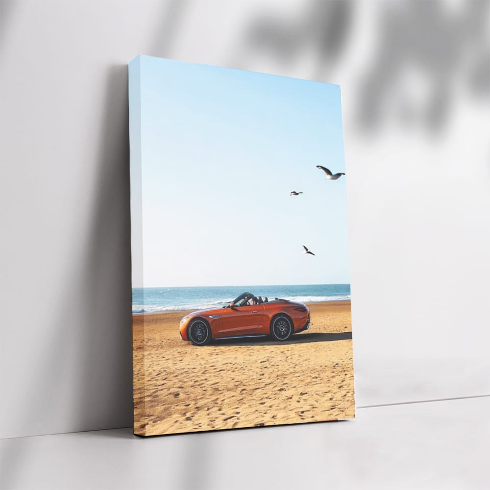 Mercedes SL63 at Beach - Luxury Meets Performance