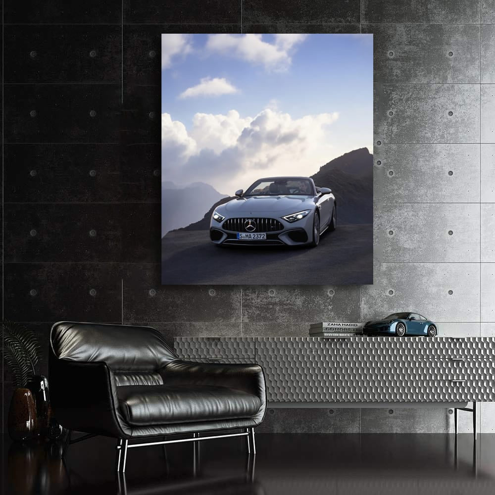 Mercedes Sl 43 In Mountai Wall Art