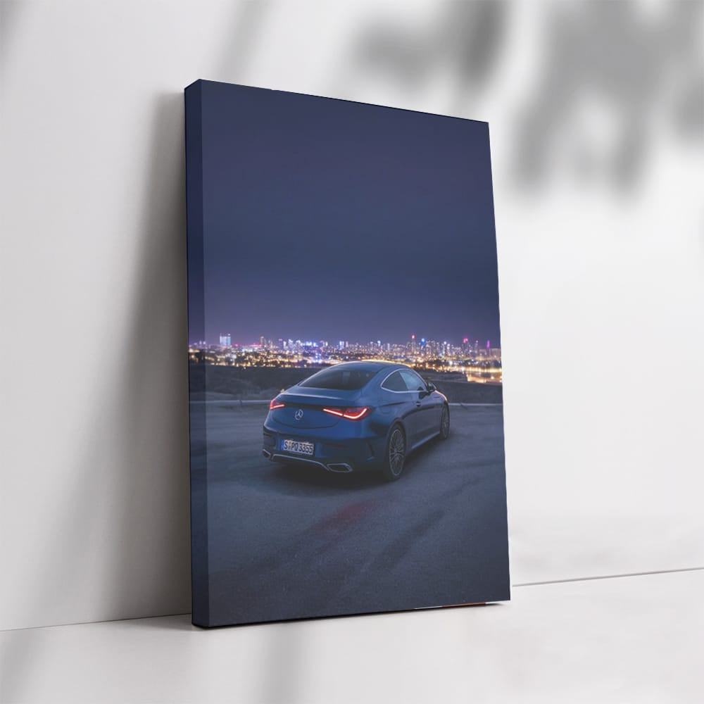 Nighttime Mercedes - Elegance in Motion
