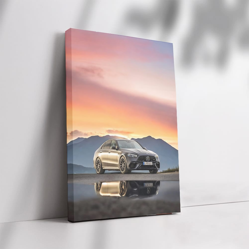 Mercedes at Sunset - Luxury and Elegance Unveiled