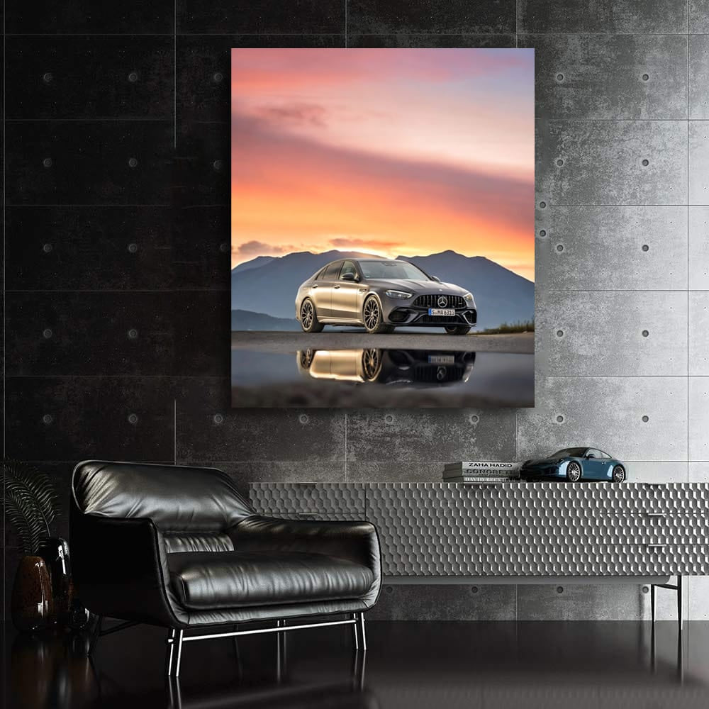 Mercedes at Sunset - Luxury and Elegance Unveiled