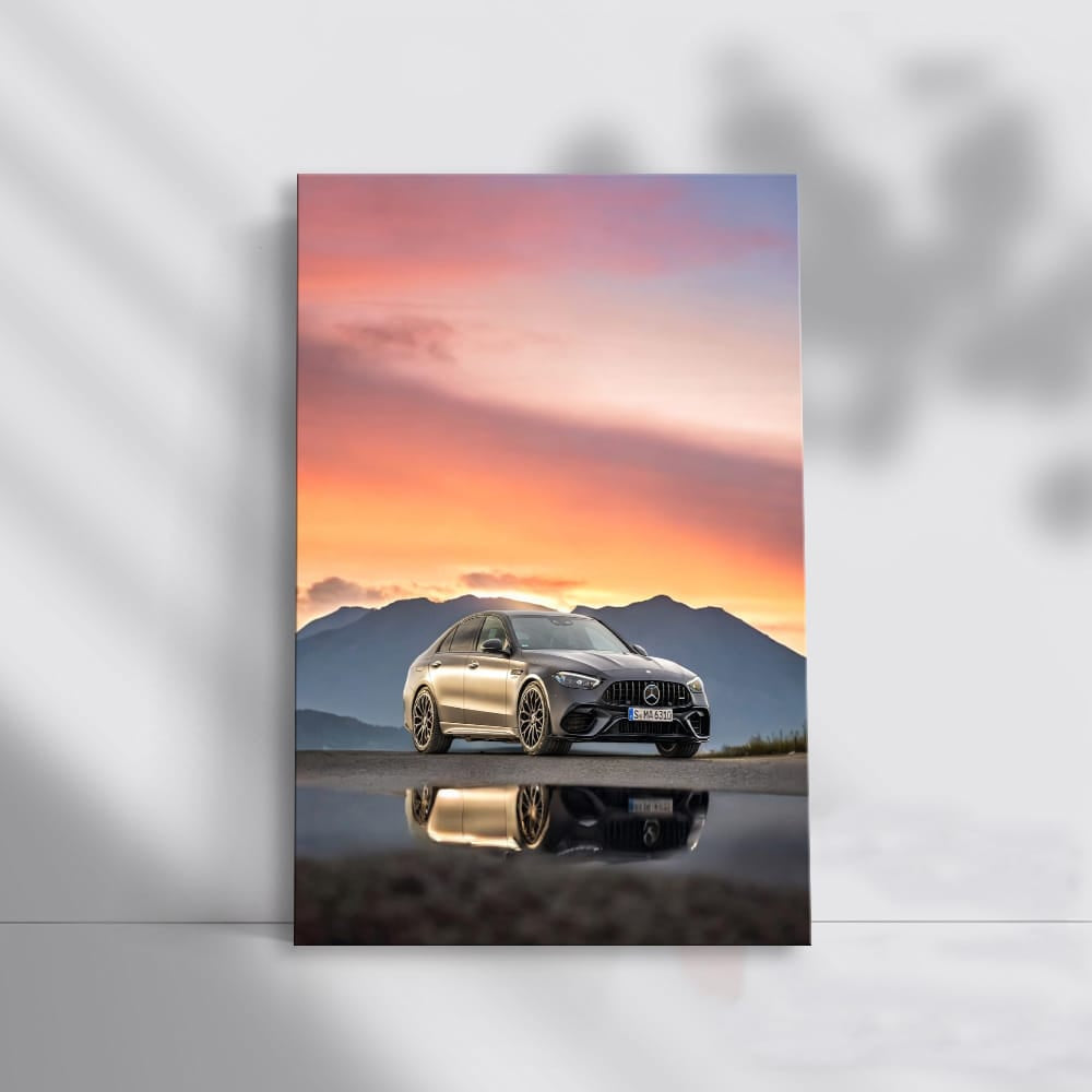 Mercedes at Sunset - Luxury and Elegance Unveiled