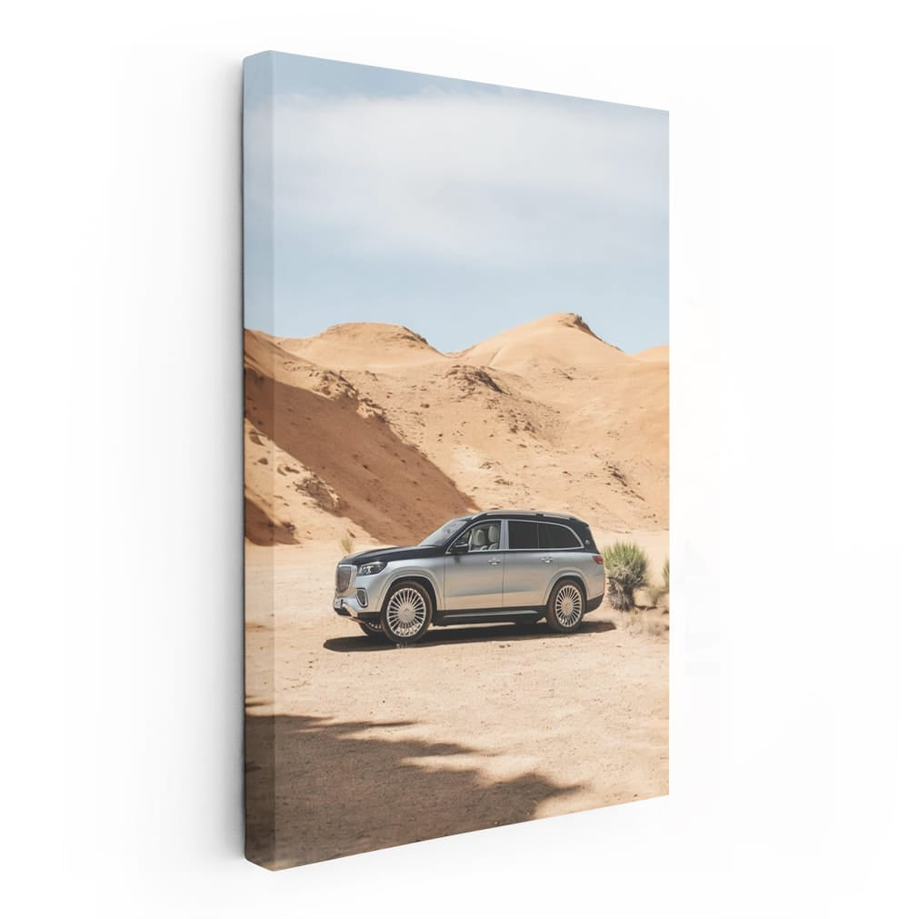 Mercedes Maybach Gls 600 In Deser Wall Art