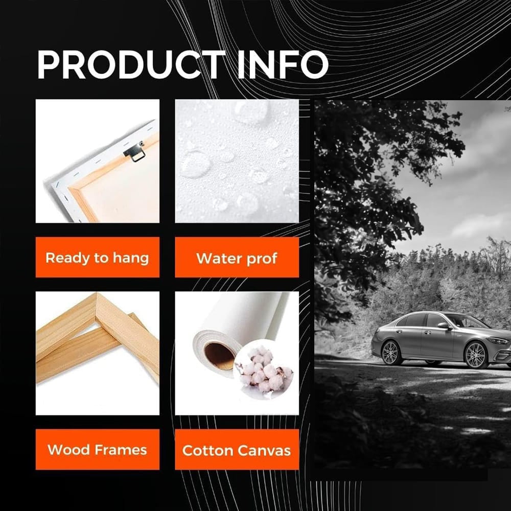 Mercedes Nature BW - Elegance in Every Detail