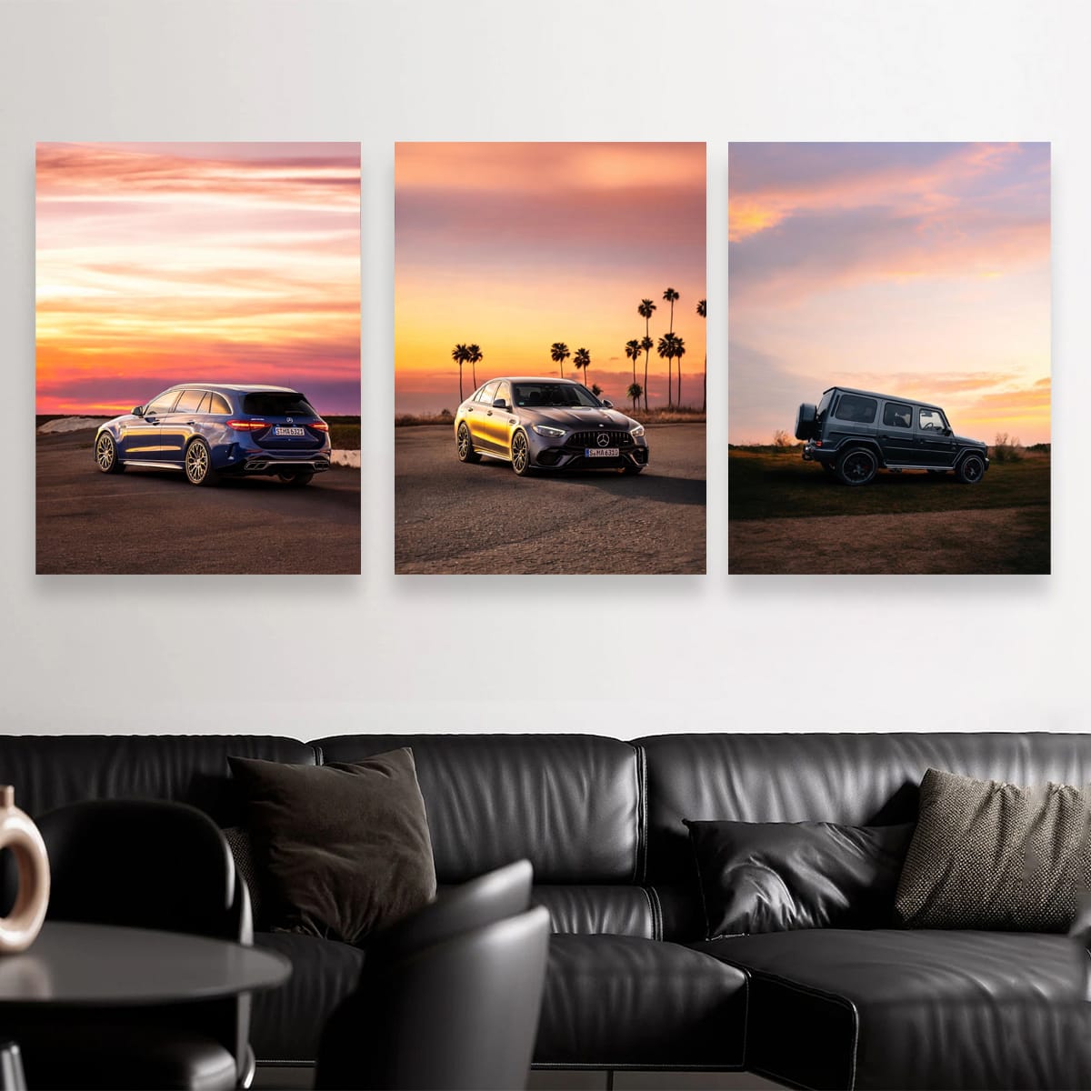 Mercedes Sunset Set of 3