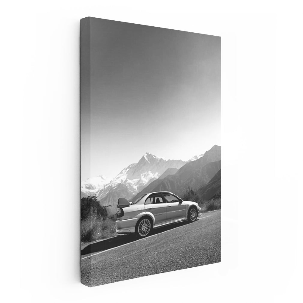 Mitsubishi Lancer BW 3 - Black & White Elegance in Motion