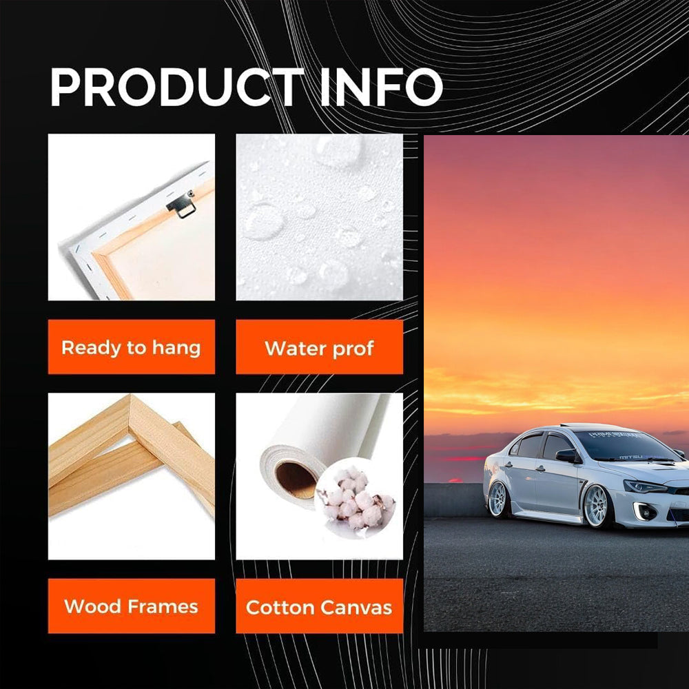 Mitsubishi Lancer at Sunset - Icon of Reliability and Style