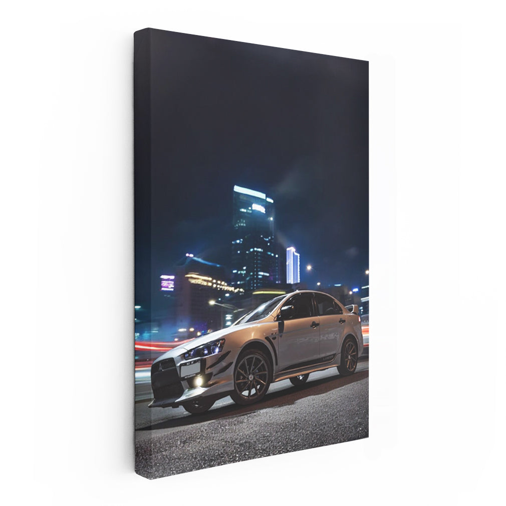 Mitsubishi Lancer Night City Cruise - Dynamic and Sleek