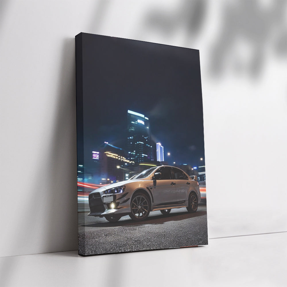 Mitsubishi Lancer Night City Cruise - Dynamic and Sleek