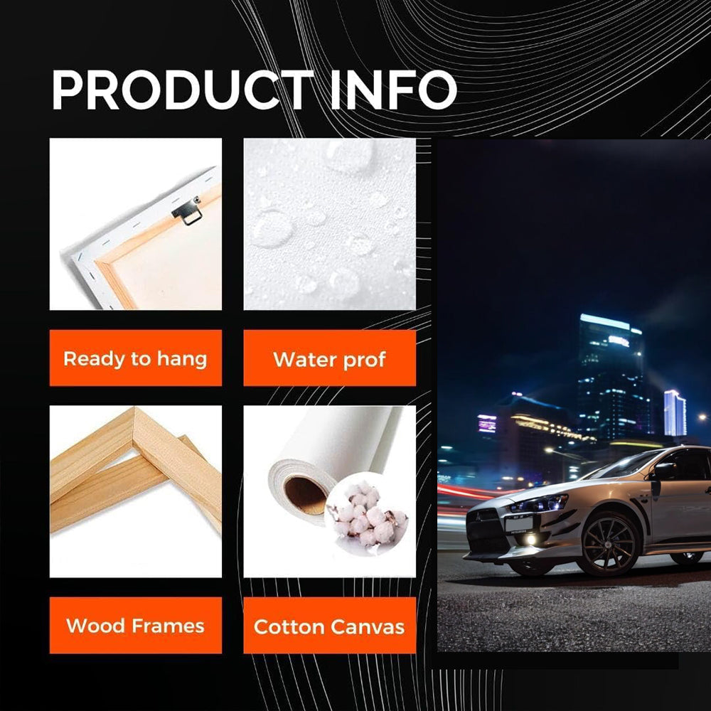 Mitsubishi Lancer Night City Cruise - Dynamic and Sleek