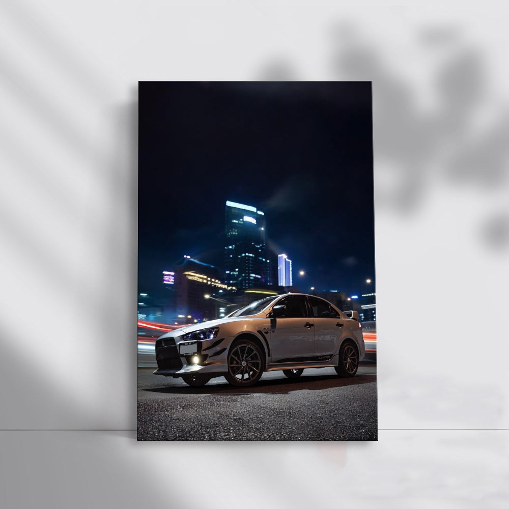 Mitsubishi Lancer Night City Cruise - Dynamic and Sleek