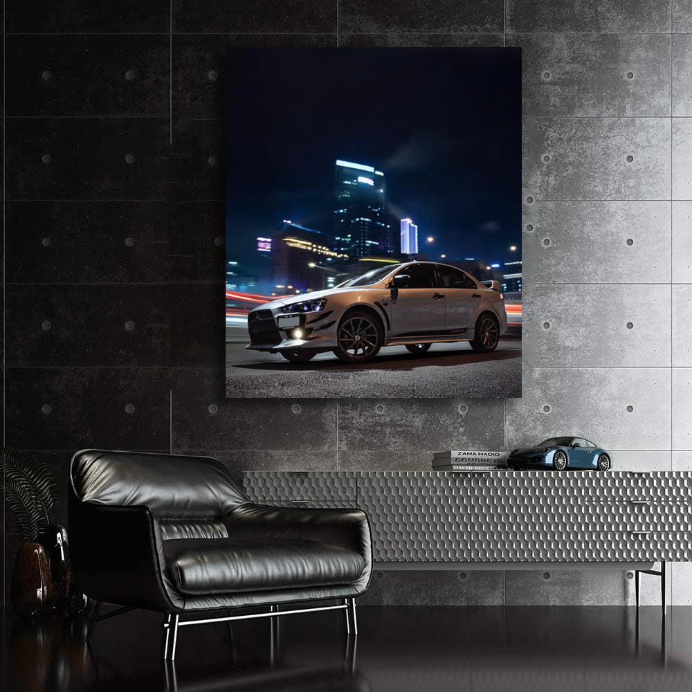 Mitsubishi Lancer Night City Cruise - Dynamic and Sleek