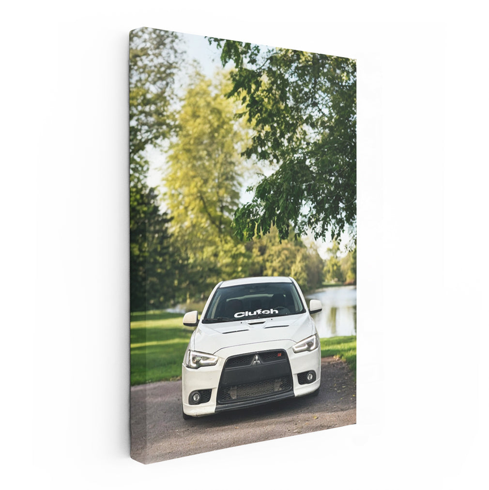 Mitsubishi Lancer in Wild - Adventure Awaits
