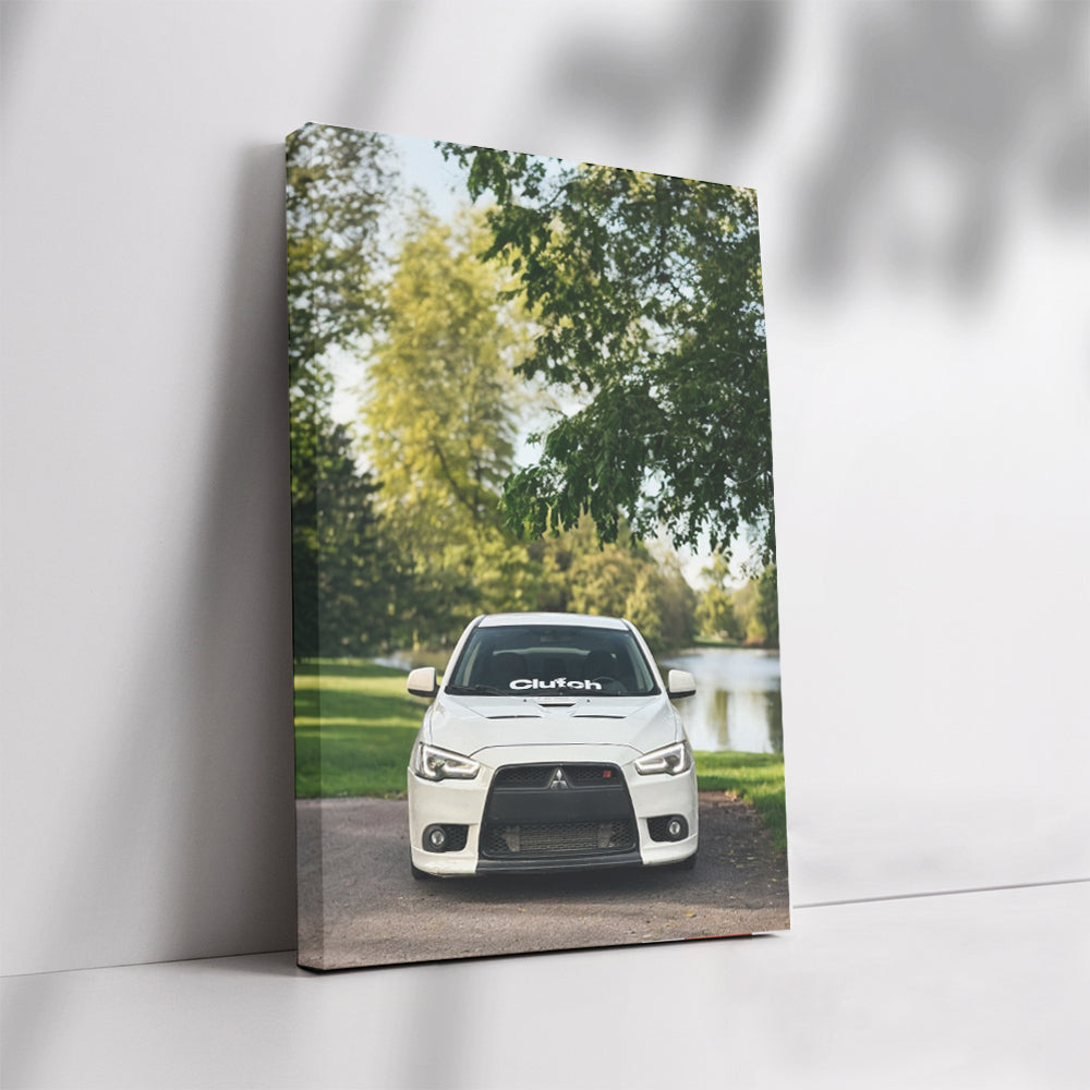 Mitsubishi Lancer in Wild - Adventure Awaits