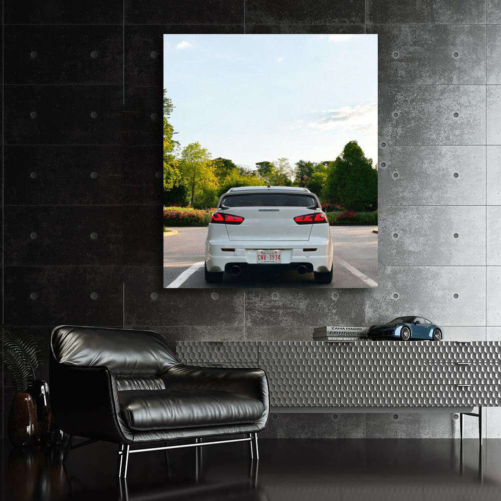 Mitsubishi Lancer Amidst Nature - Rugged Elegance