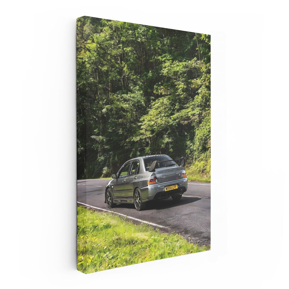 Mitsubishi Lancer in Wilderness - Rugged and Reliable Drive