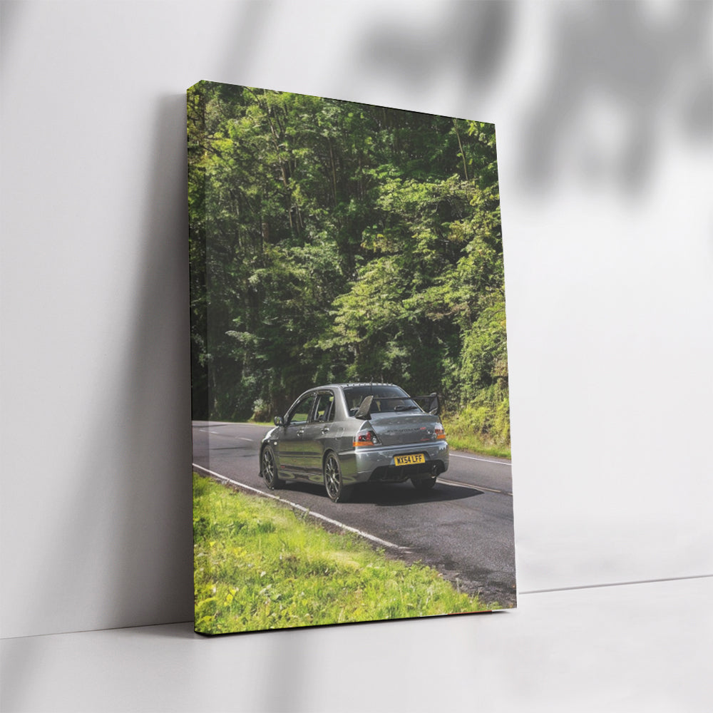 Mitsubishi Lancer in Wilderness - Rugged and Reliable Drive