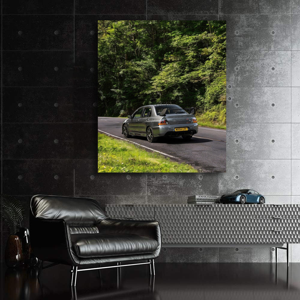 Mitsubishi Lancer in Wilderness - Rugged and Reliable Drive