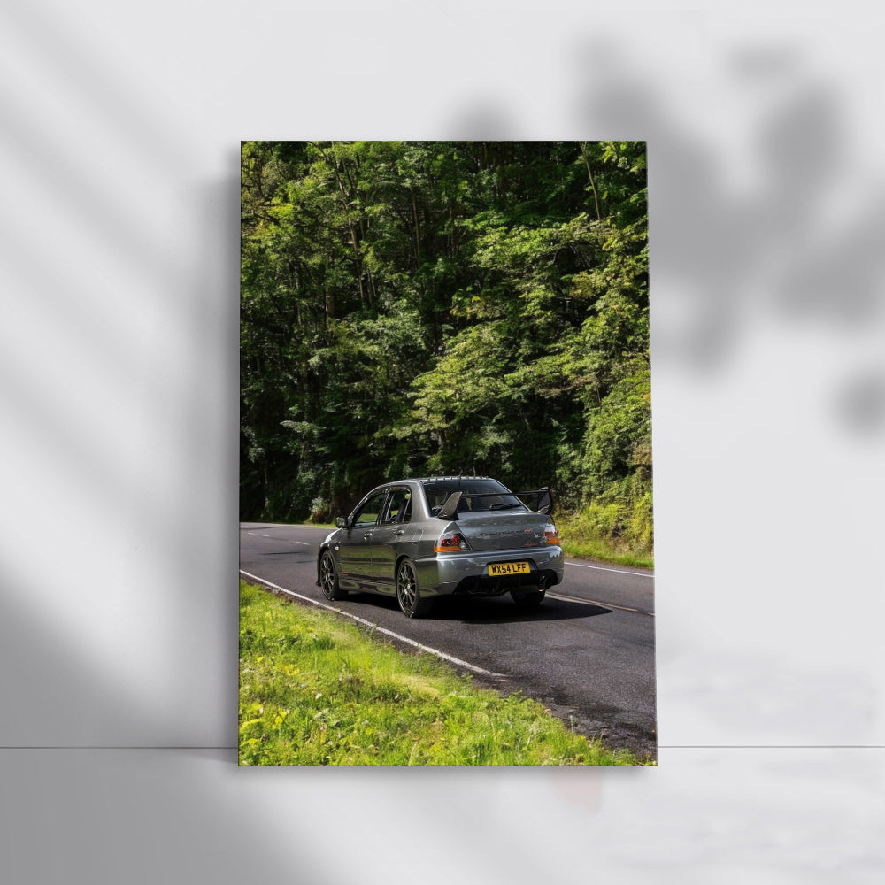 Mitsubishi Lancer in Wilderness - Rugged and Reliable Drive