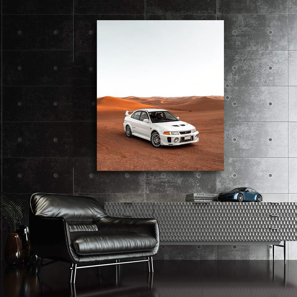 Mitsubishi Lancer Conquering Desert - Rugged Performance