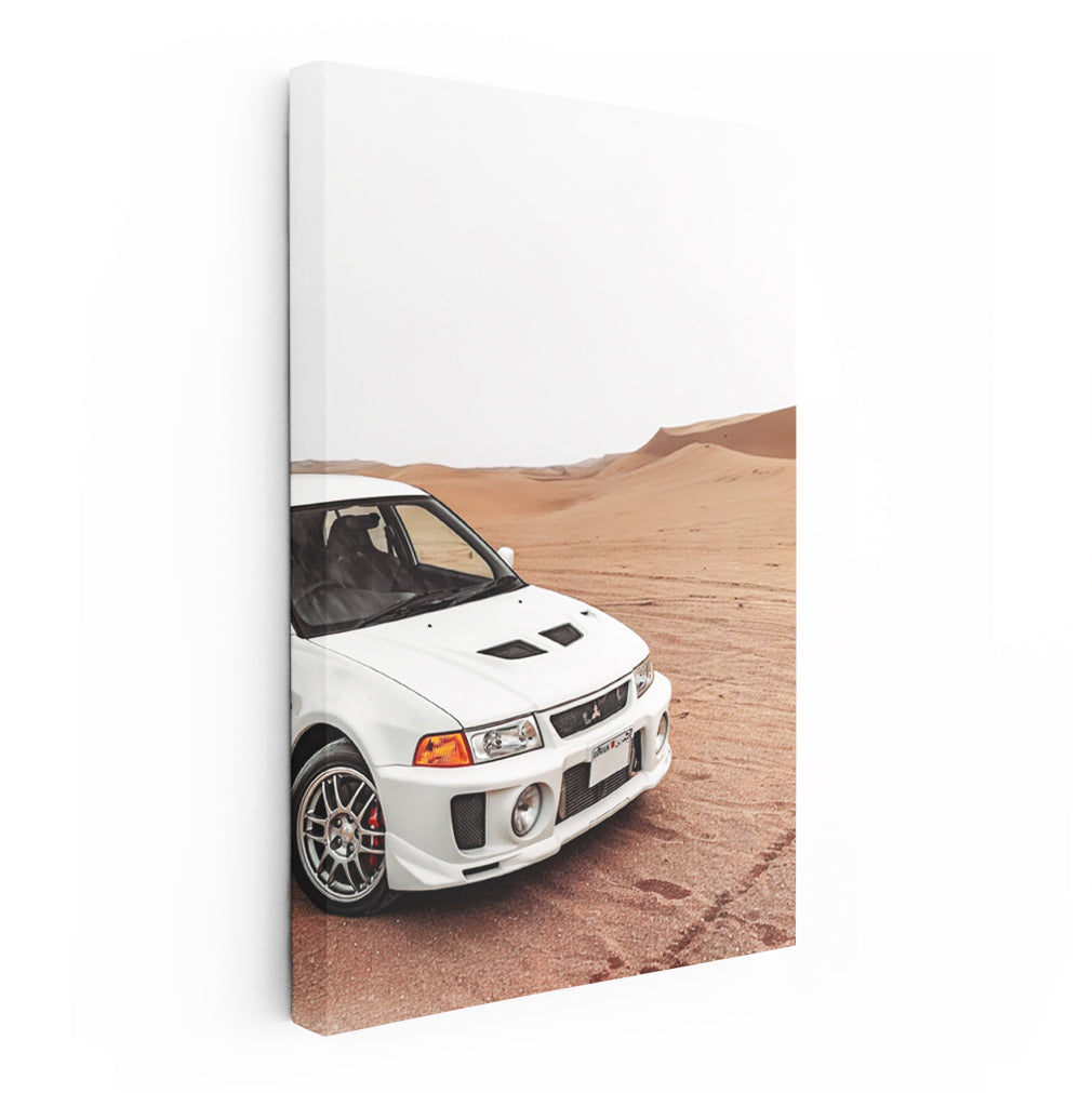 Mitsubishi Lancer on Desert Adventure - Sporty and Rugged