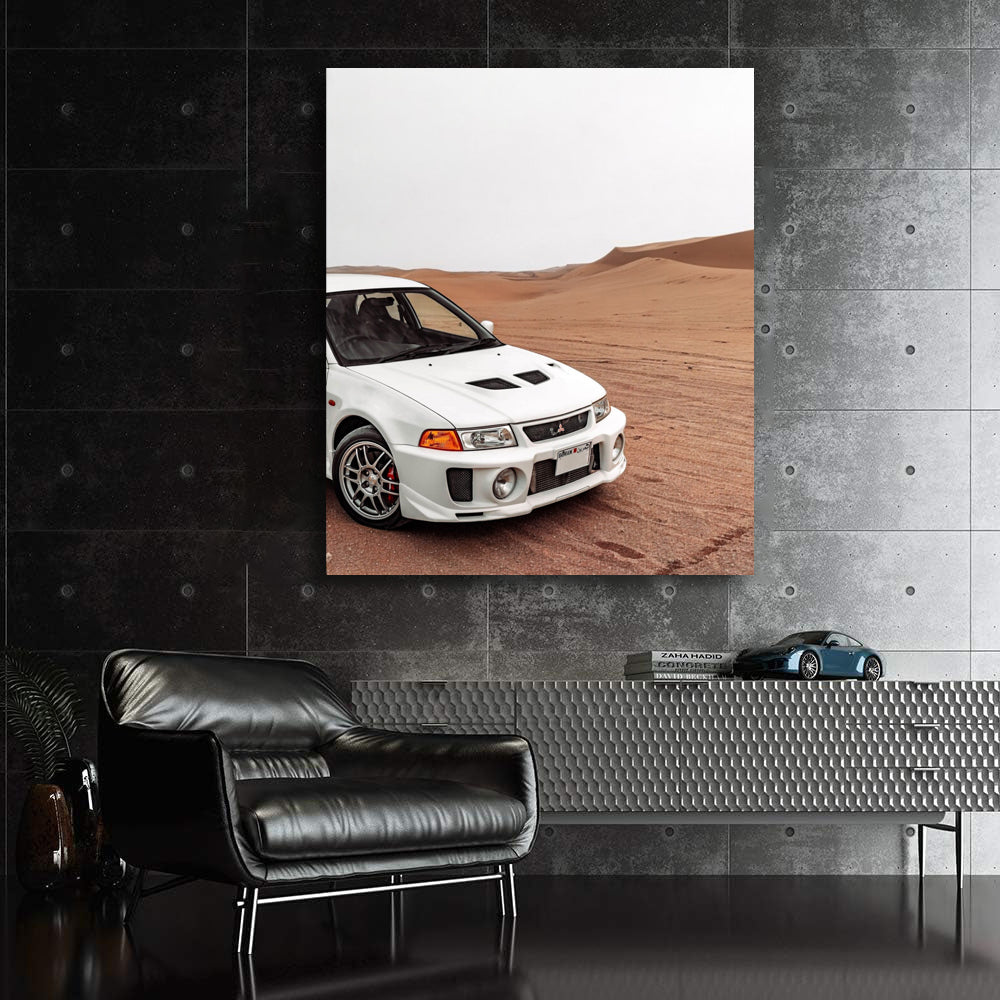 Mitsubishi Lancer on Desert Adventure - Sporty and Rugged