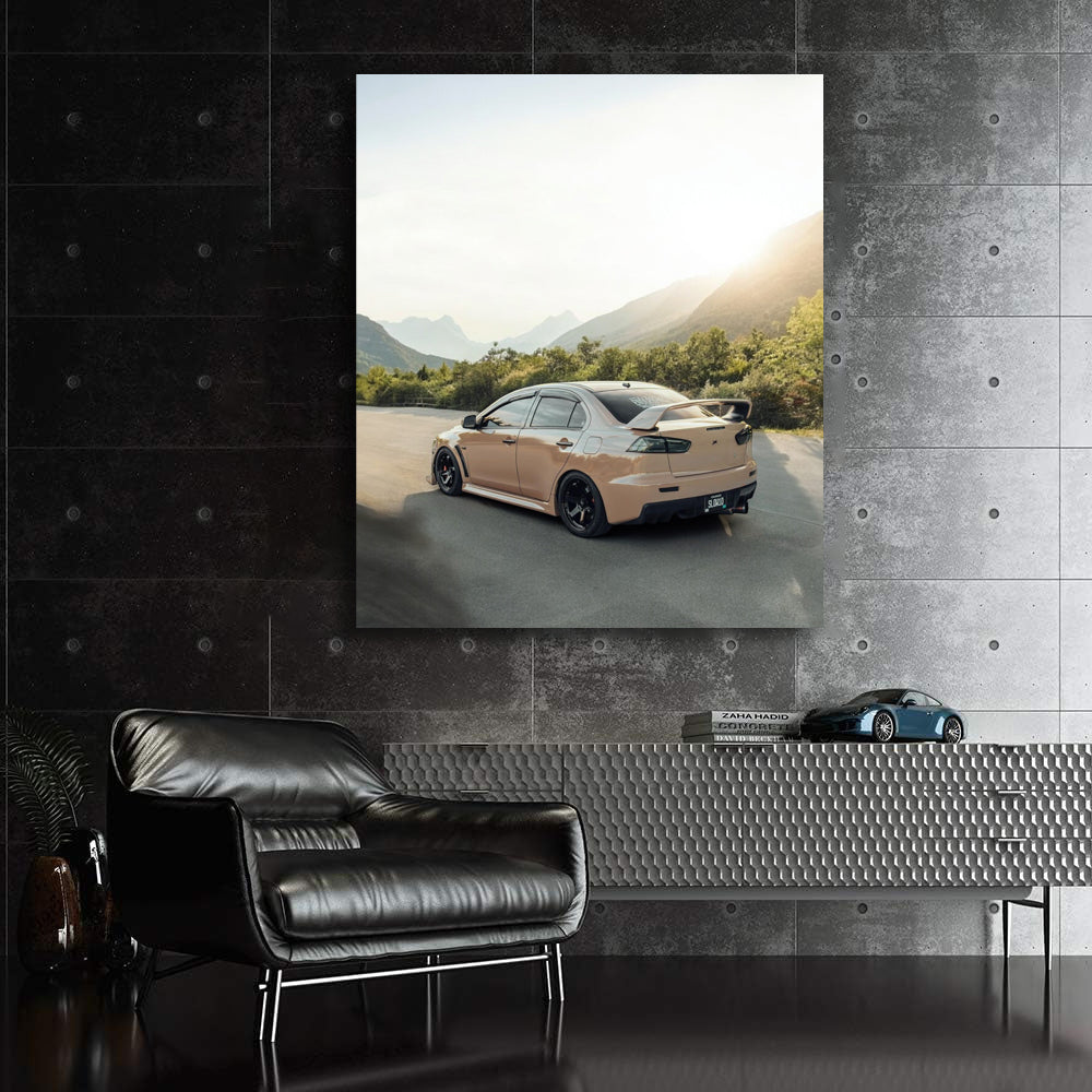 Mitsubishi Lancer - Majestic Mountain Drive - Rugged Elegance