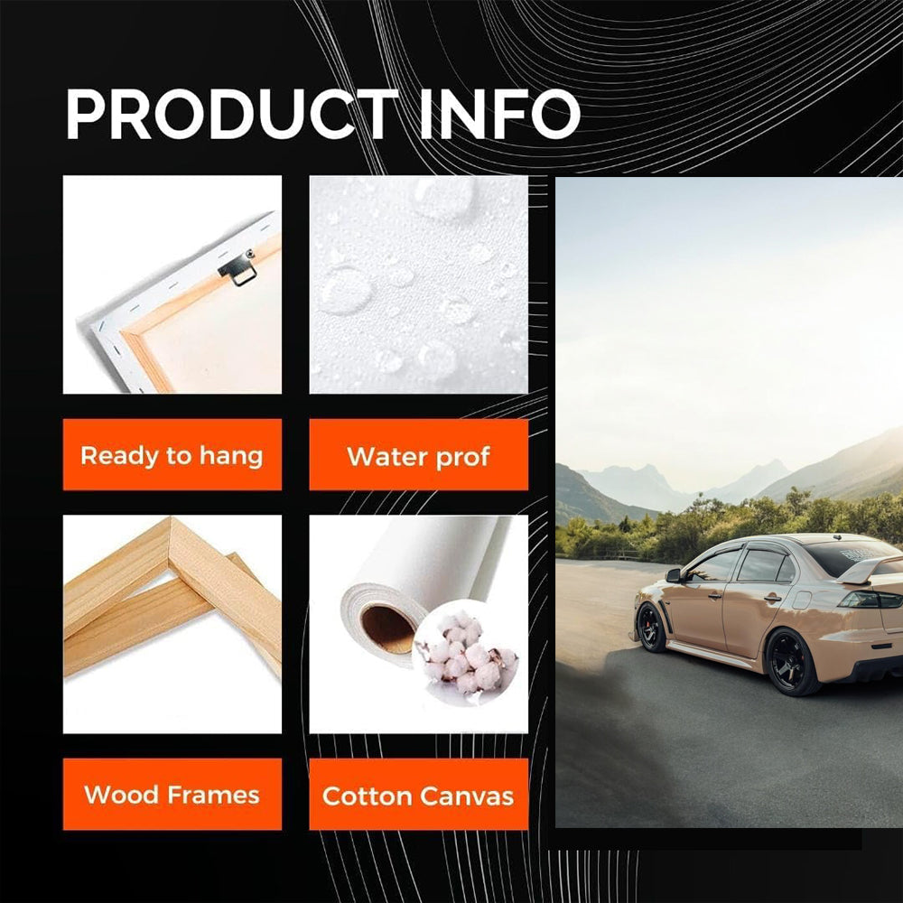 Mitsubishi Lancer - Majestic Mountain Drive - Rugged Elegance