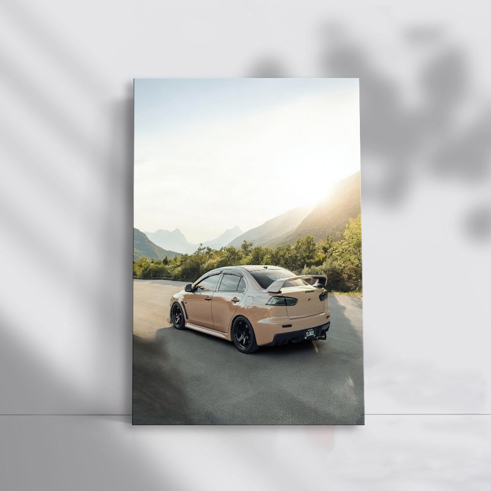 Mitsubishi Lancer - Majestic Mountain Drive - Rugged Elegance