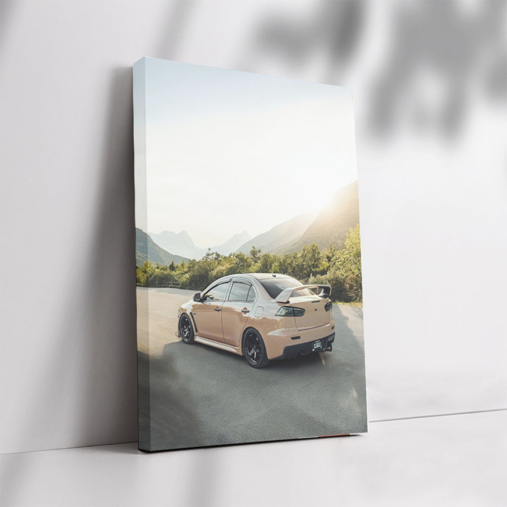 Mitsubishi Lancer - Majestic Mountain Drive - Rugged Elegance