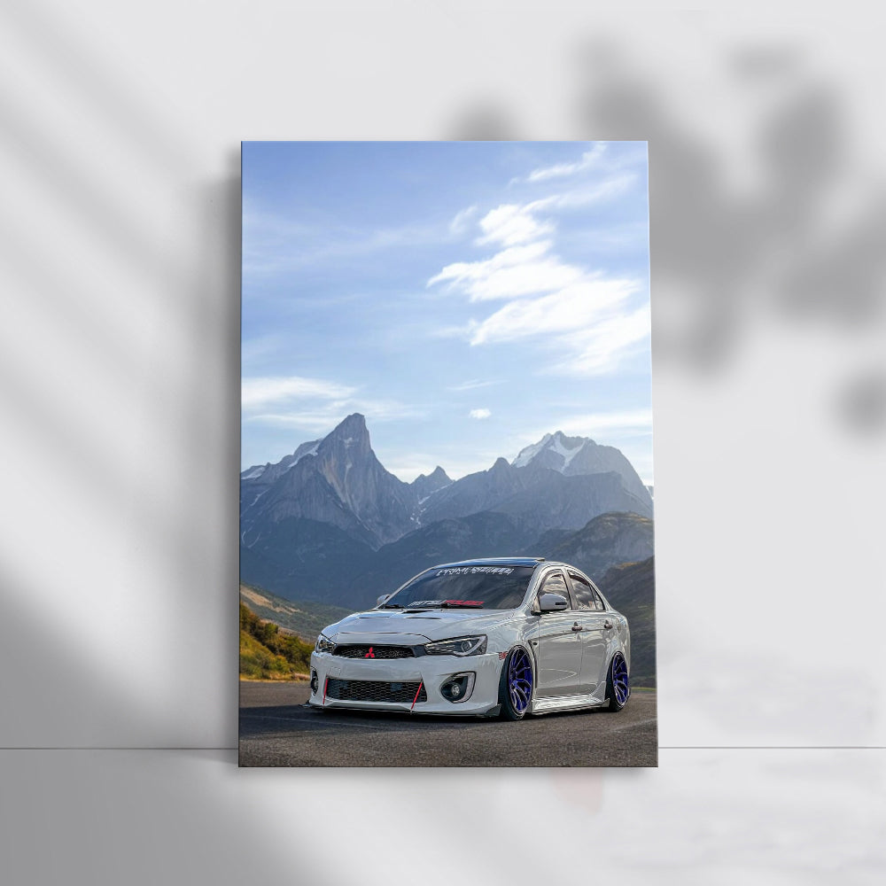 Mitsubishi Lancer Conquers Mountain Roads - Thrill Seeker