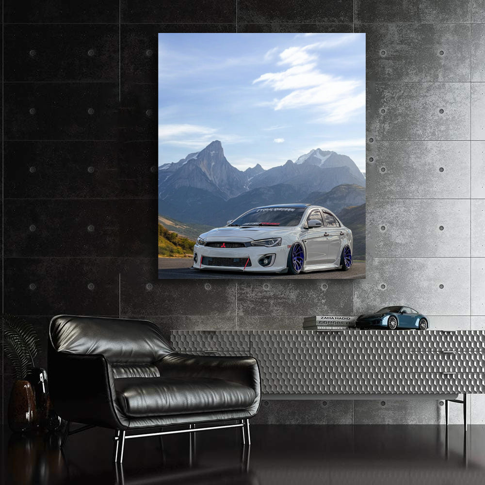 Mitsubishi Lancer Conquers Mountain Roads - Thrill Seeker