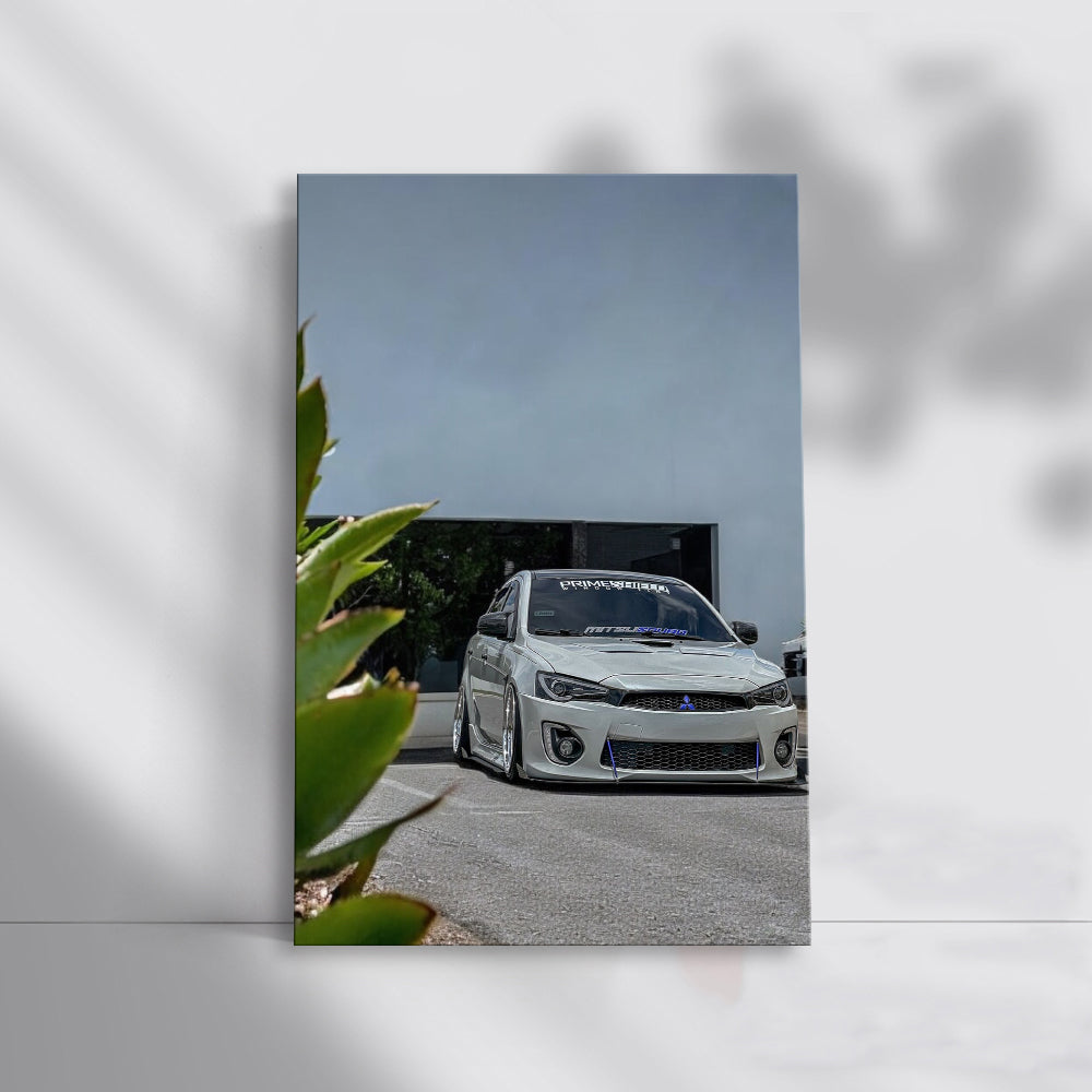 Mitsubishi Lancer: Parked Beauty - Sporty and Bold