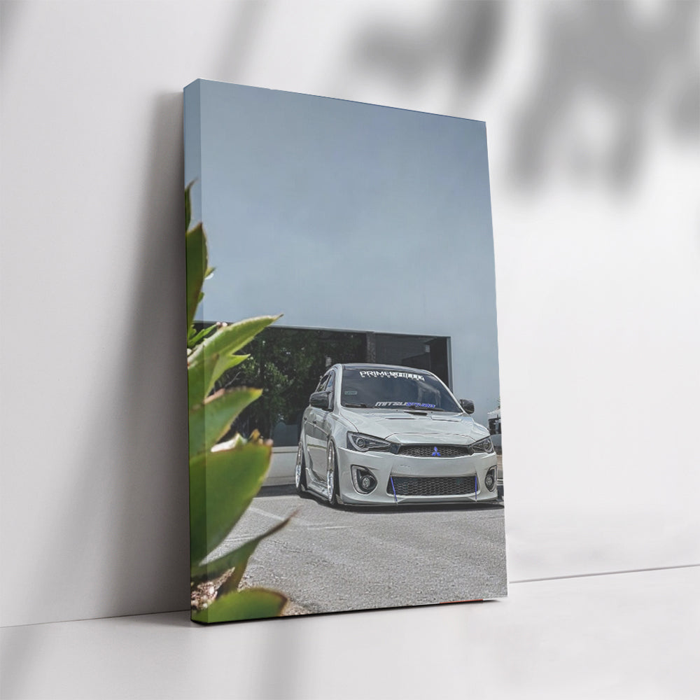 Mitsubishi Lancer: Parked Beauty - Sporty and Bold