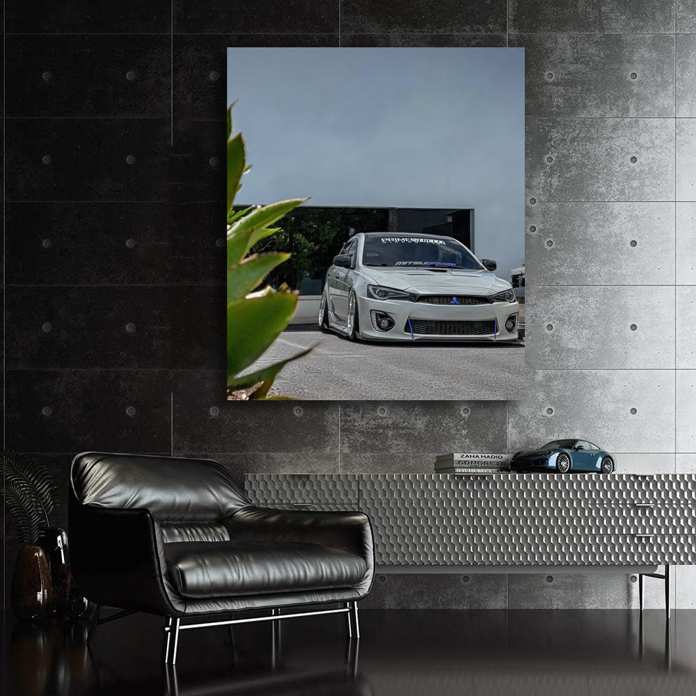 Mitsubishi Lancer: Parked Beauty - Sporty and Bold