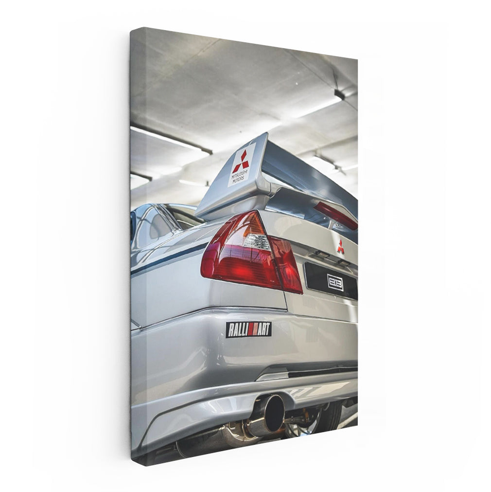 Silver Mitsubishi Lancer Parked - Sleek and Stylish Ride