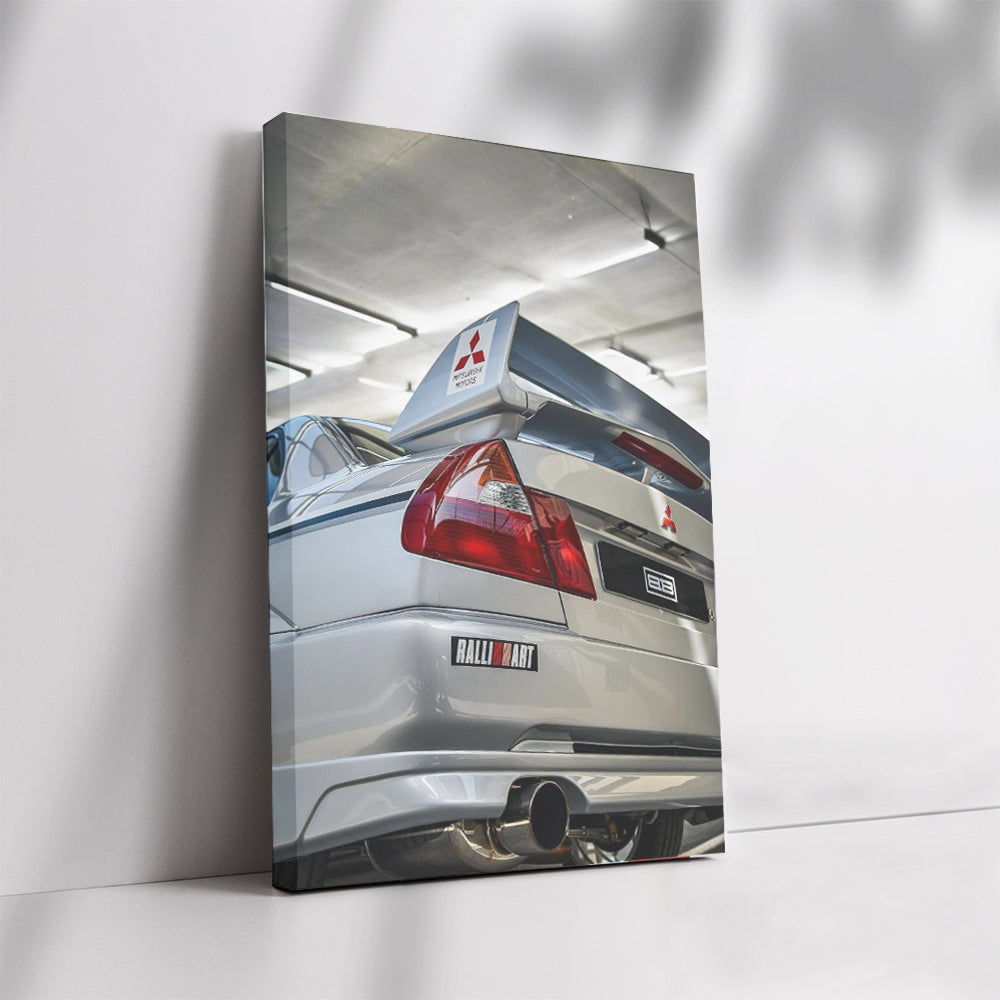 Silver Mitsubishi Lancer Parked - Sleek and Stylish Ride