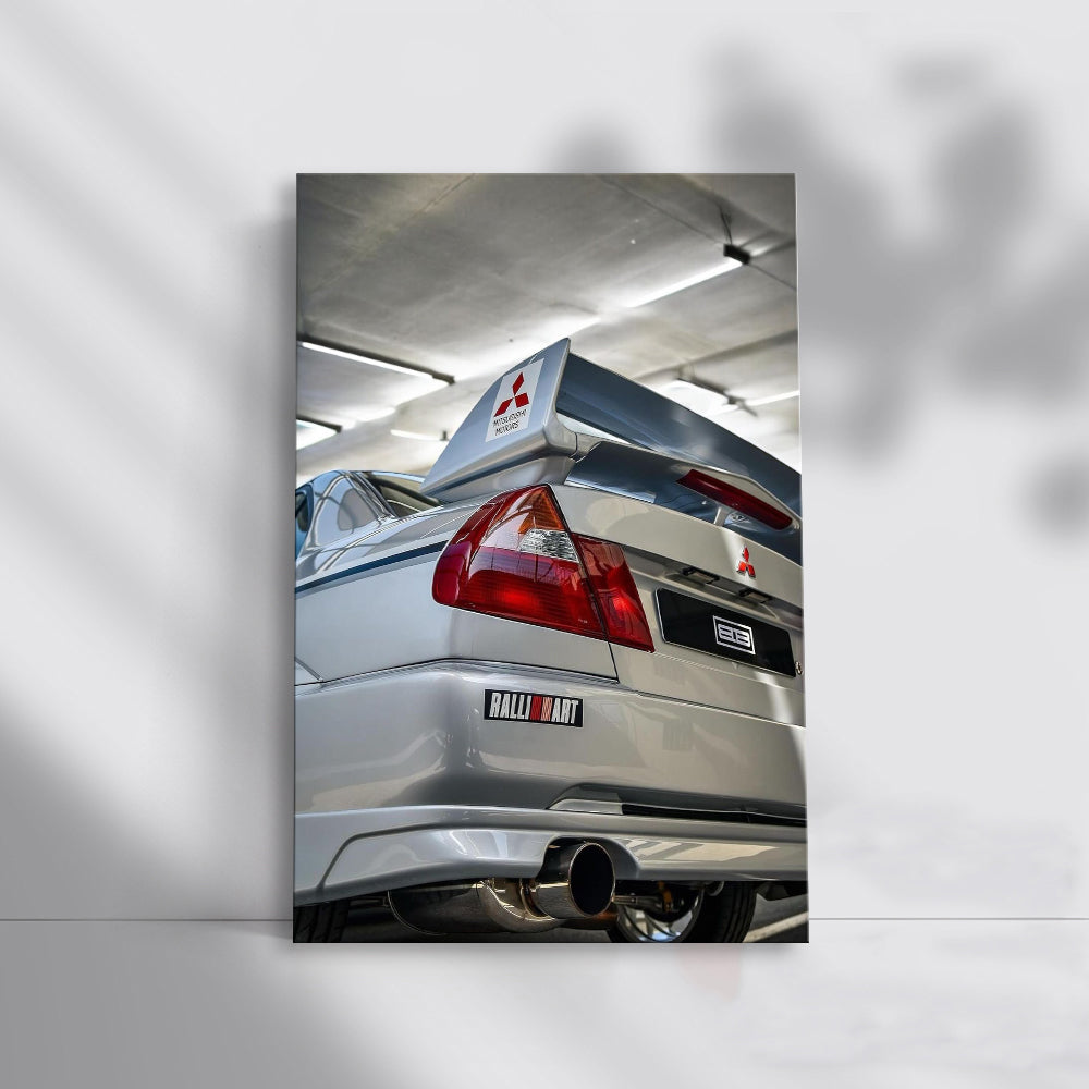 Silver Mitsubishi Lancer Parked - Sleek and Stylish Ride
