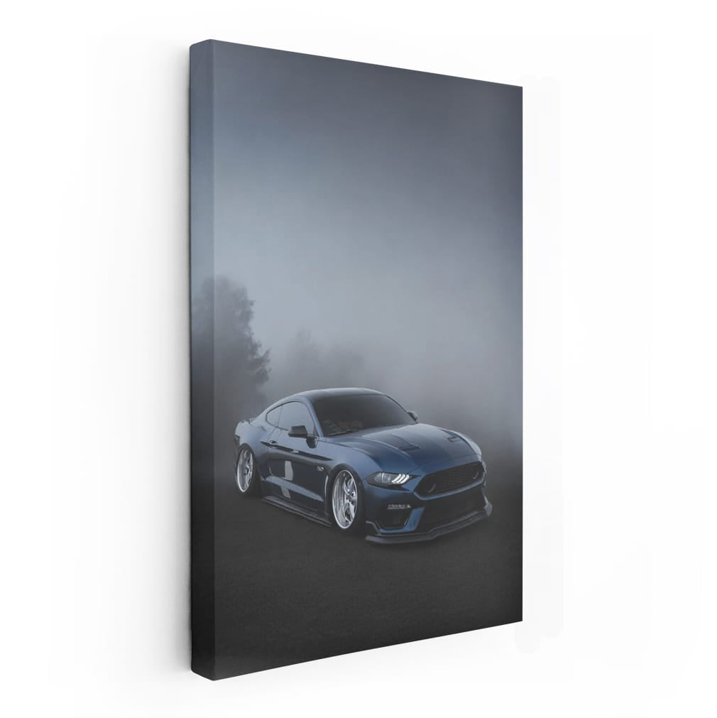 Mustang GT Shrouded in Mist - Iconic Power on Wheels