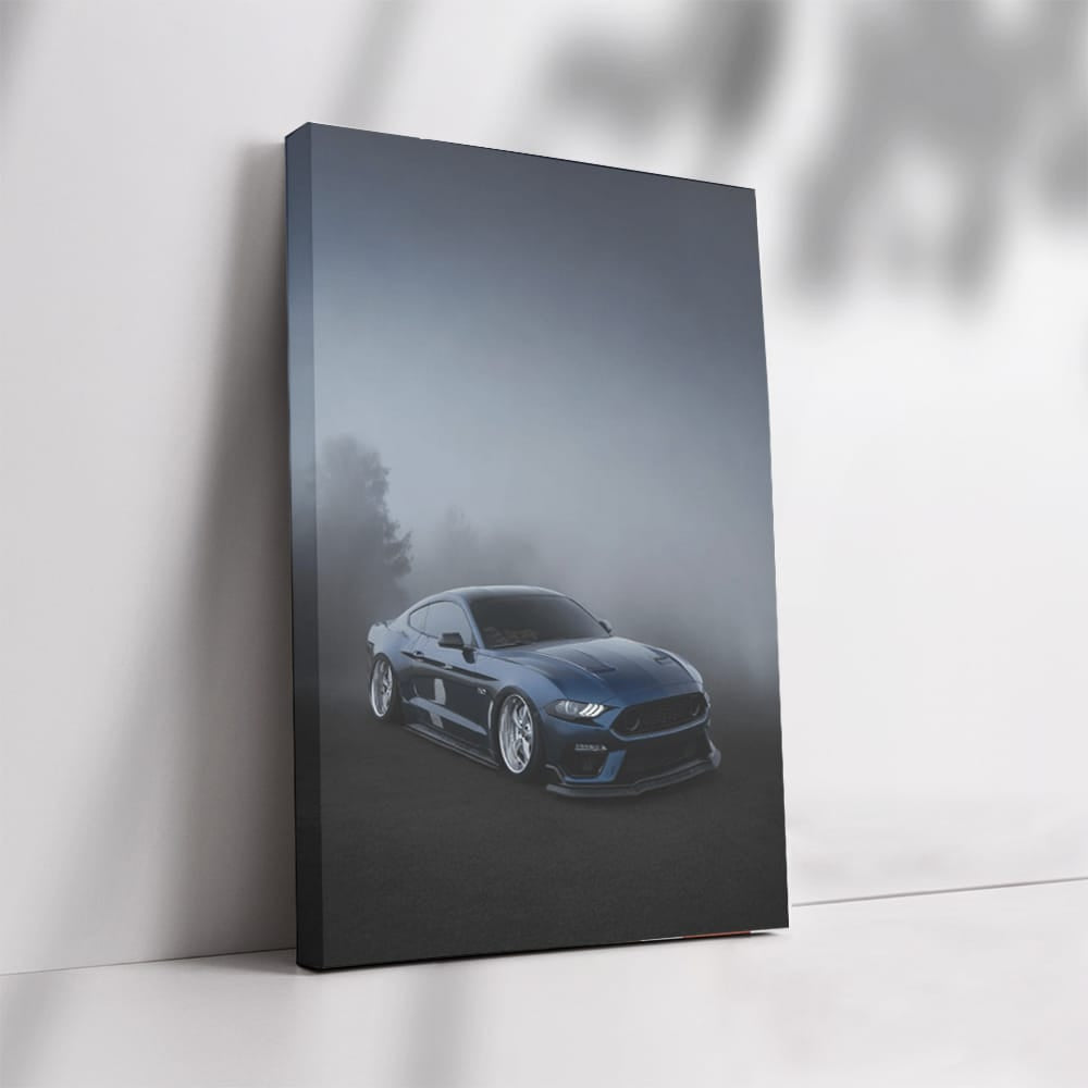 Mustang GT Shrouded in Mist - Iconic Power on Wheels