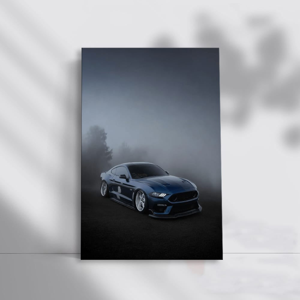 Mustang GT Shrouded in Mist - Iconic Power on Wheels