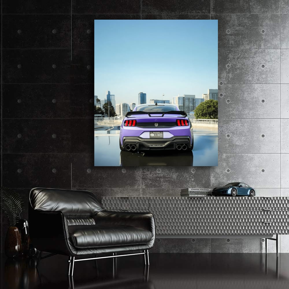 Cityscape Mustang - Powerful and Majestic Urban Icon