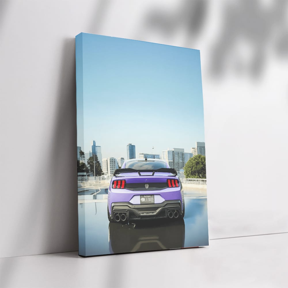 Cityscape Mustang - Powerful and Majestic Urban Icon