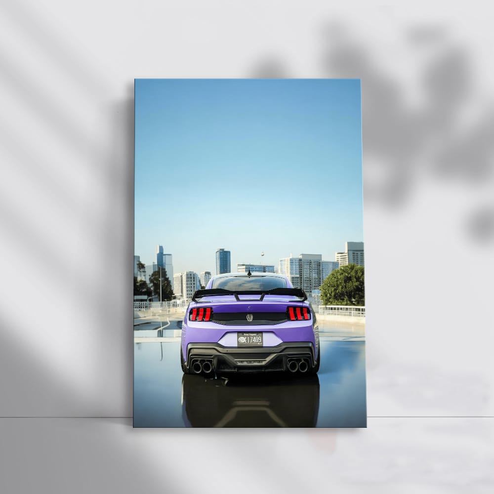 Cityscape Mustang - Powerful and Majestic Urban Icon