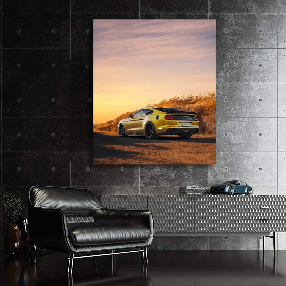 Sunset Mustang - Iconic American Muscle Car