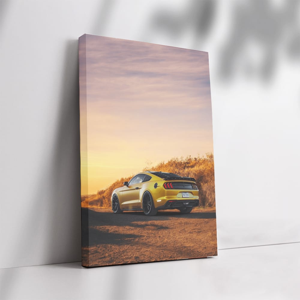 Sunset Mustang - Iconic American Muscle Car