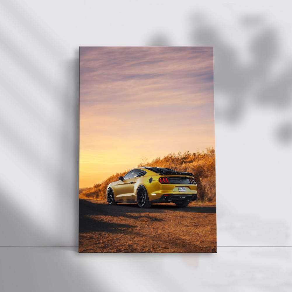 Sunset Mustang - Iconic American Muscle Car