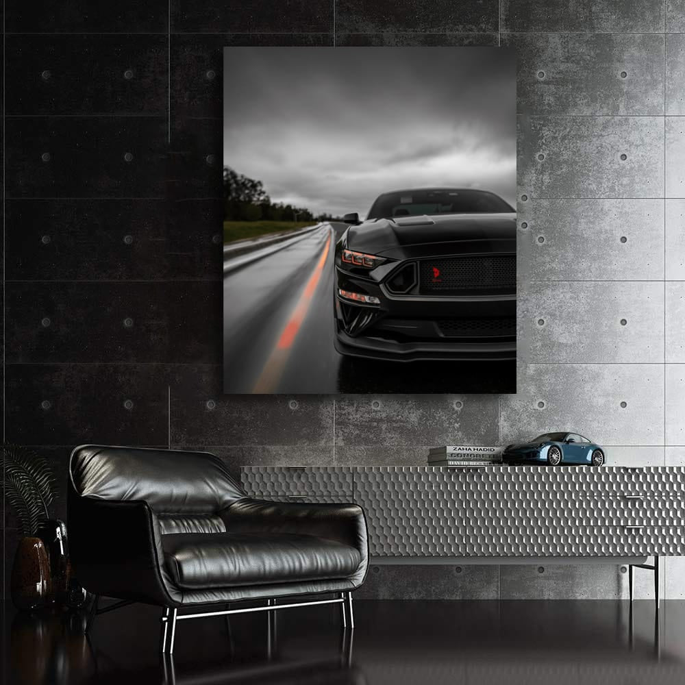 Mustang Cruising Highway - Speed Meets Freedom