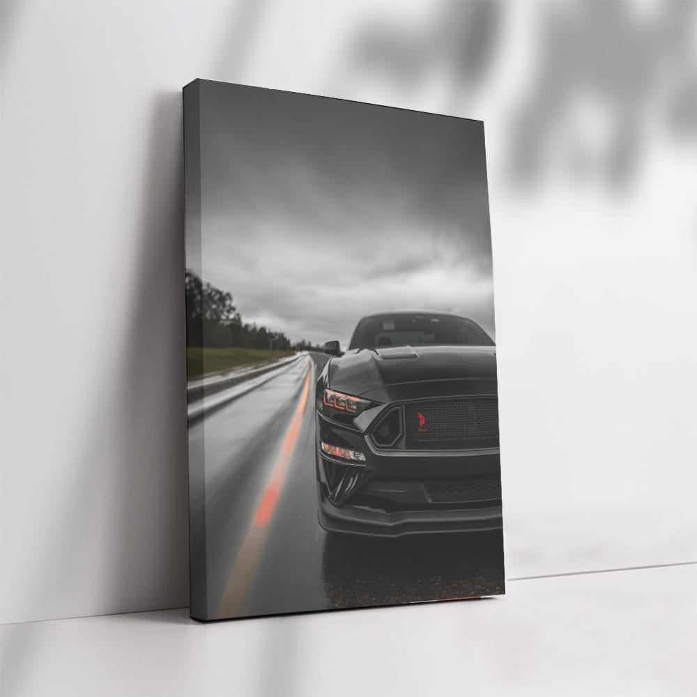 Mustang Cruising Highway - Speed Meets Freedom