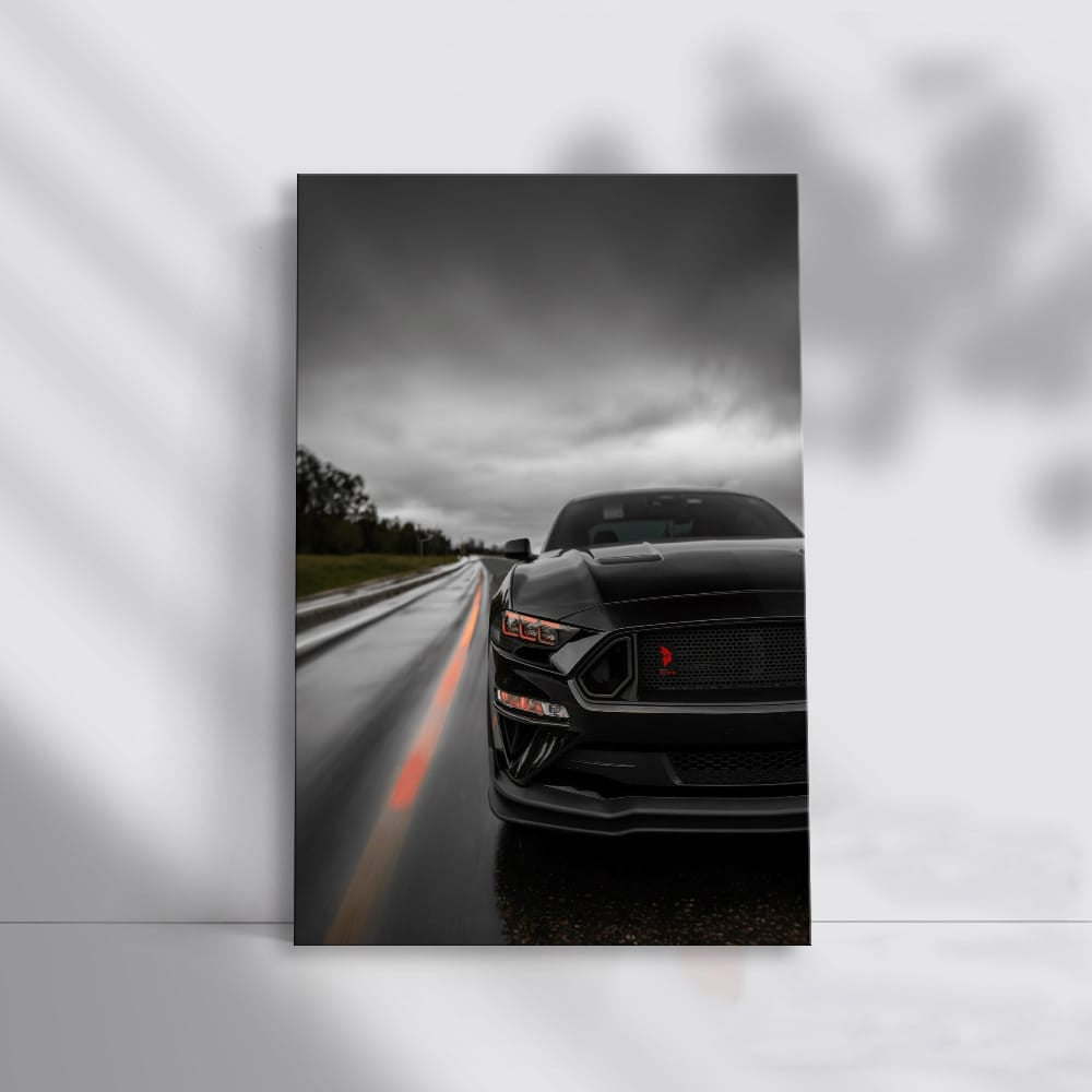 Mustang Cruising Highway - Speed Meets Freedom